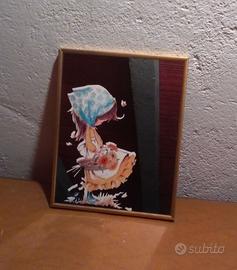 Quadro a specchio Holly Hobbie con cornice metallo