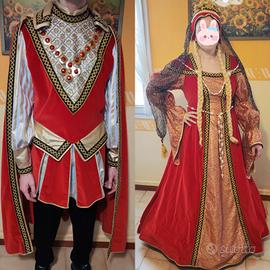 Coppia costumi Giulietta e Romeo carnevale teatro