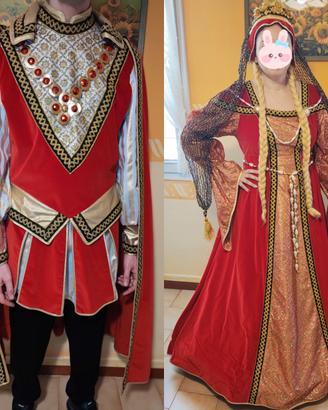 Coppia costumi Giulietta e Romeo carnevale teatro