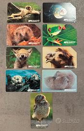 Schede telefoniche da collezione (Serie Animali)