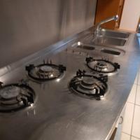 Piano Cottura e Lavello monoblocco star cm 210