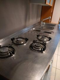 Piano Cottura e Lavello monoblocco star cm 210