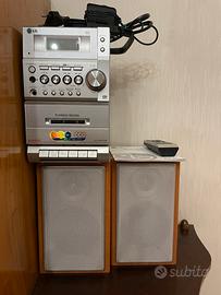 Impianto stereo mp3 cd cassette LG