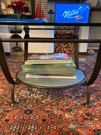 Tavolino vetro metallo Lipparini