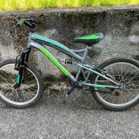 Bicicletta 20 mtb bambino biammortizzata