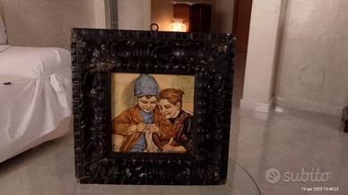 Riccardo Gatti Faenza Antico Quadro 1926 Formella 