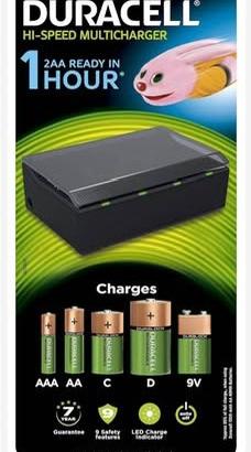 Duracell stazione ricarica per pile ricaricabili