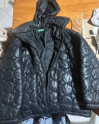 Giubbotto  nero taglia XLBenetton