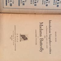 libretto lirico Madame Butterfly di Giacomo Puccin