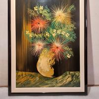 Quadro di vaso con fiori