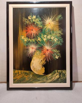 Quadro di vaso con fiori