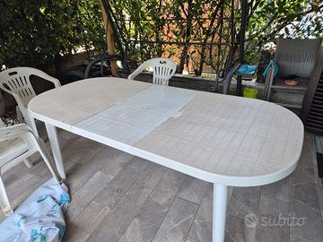 tavolo da giardino in resina 