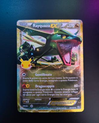 Rayquaza Ex 85/124 - 30th Anniversary - Pack Fresh