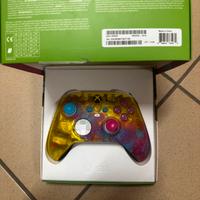 Joystik xbox x Forza Horizon con supporto ricarica