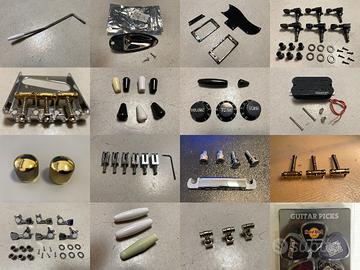 Componenti vari per chitarra elettrica con omaggio