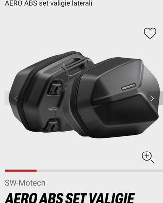 AERO ABS set valigie laterali
NERO