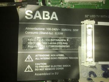 Saba 32 pollici led