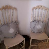 Coppia sedie " parigine" vintage anni '50/'60