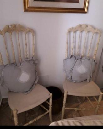 Coppia sedie " parigine" vintage anni '50/'60