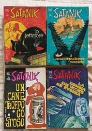 Satanik n. 105,106, 107, 108 lotto di 4 albi Corno