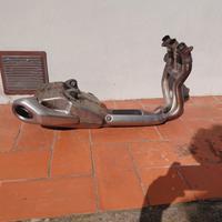 scarico completo originale triumph trident 660