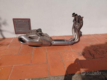 scarico completo originale triumph trident 660