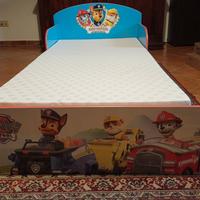 Letto da bambino Paw Patrol 140x75