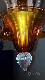 Lampadario vetro murano