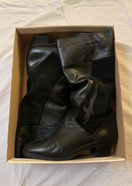 Stivaletti texani Patons Lavaredo in pelle e cuoio