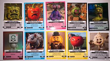 Lotto 10 carte SKIFIDOL Italian Brainrot Nuove