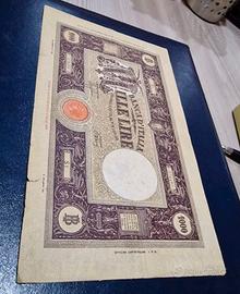 MILLE 1000 LIRE GRANDE M BARBETTI DECRETO 12/12/42