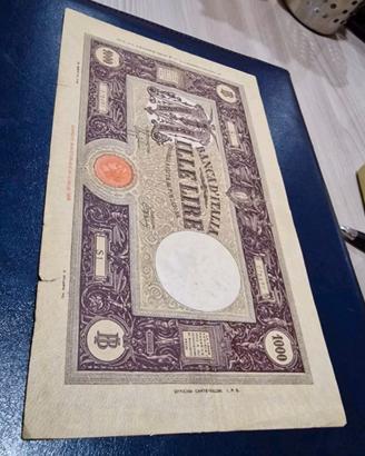 MILLE 1000 LIRE GRANDE M BARBETTI DECRETO 12/12/42