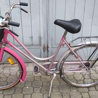 Bicicletta vintage bici 26 freni bacchetta cestino