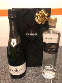 Confezione spumante Ferrari 75cl con bottiglia gra