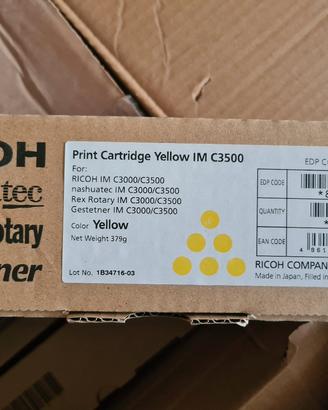 RICOH Toner originale - Giallo -Yellow cod. 842256
