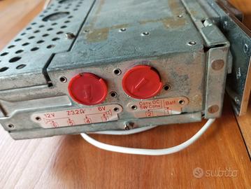 Autoradio d'epoca Autovox '60 AM 6V/12V