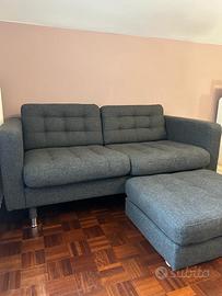 Divano 2 posti LANDSKRONA con relativo pog