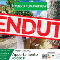 Vendita nuda proprietà - Bilocale ristrutturato co