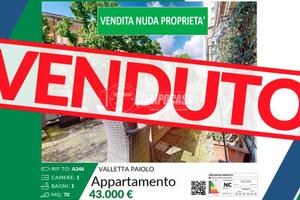 Vendita nuda proprietà - Bilocale ristrutturato co