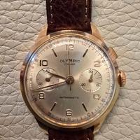Orologio vintage OLYMPIC cronografo placcato oro –
