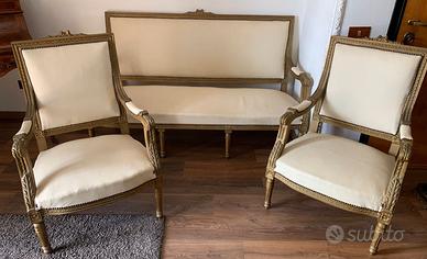 set divano e due poltrone FRANCESI