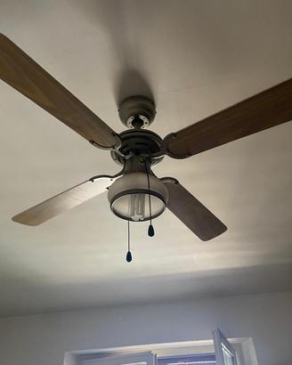 Lampada con ventilatore