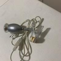 Lampada con morsetto