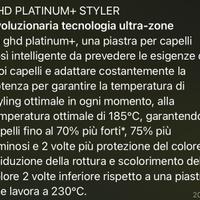Piastra Ghd Platinum nuova
