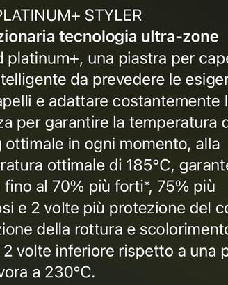 Piastra Ghd Platinum nuova