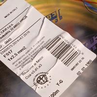 Filo elett.2.5mmq n.4 Matasse da100Mt TOT.400Mt