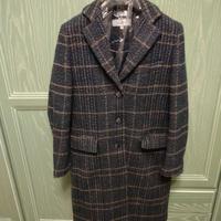 Cappotto lana donna Conbipel tartan quadri check