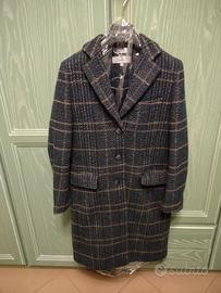 Cappotto lana donna Conbipel tartan quadri check