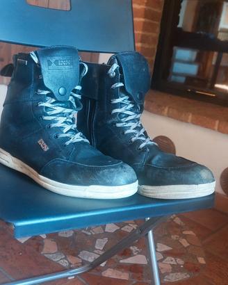 Scarpe IXS moto cuoio