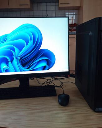 PC fisso completo con monitor 27" Pronto all' uso